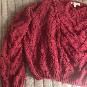 Red/ maroon sweater